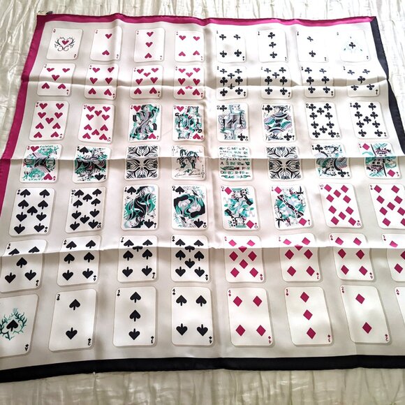 Hermes "Jeu de Cartes" Scarf, 90 cm - Picture 12 of 12